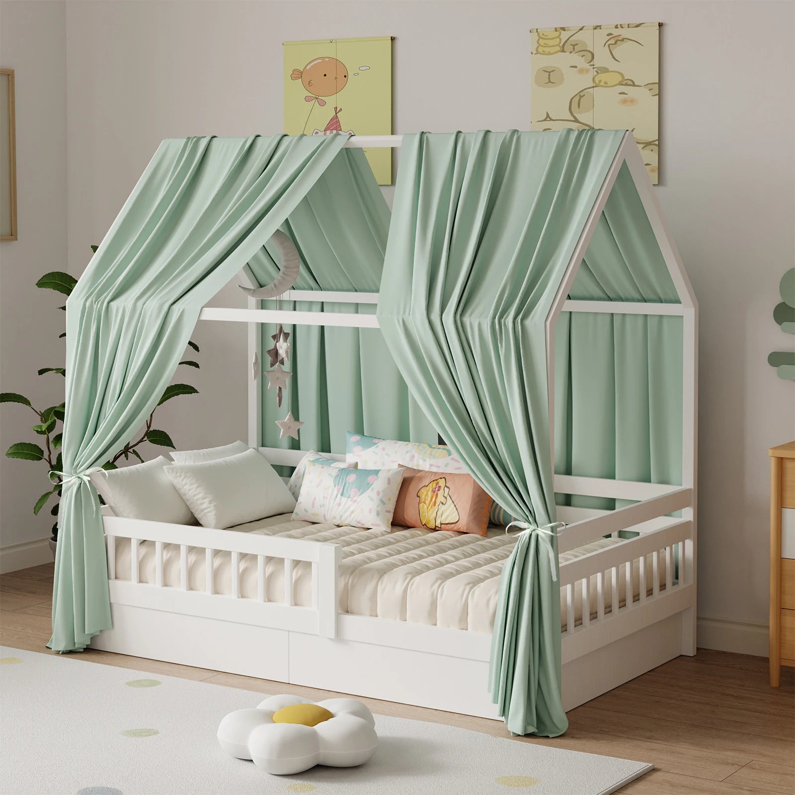 Dosel de Muselina Decorativo para Cama