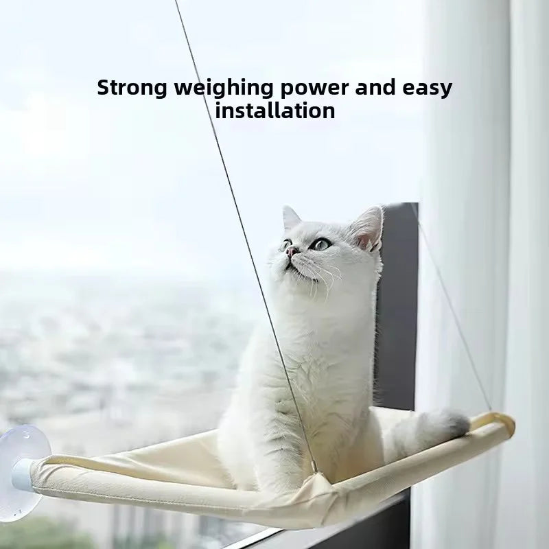 Hamaca Colgante para Gatos con Ventosa de Ventana – Todas las Estaciones