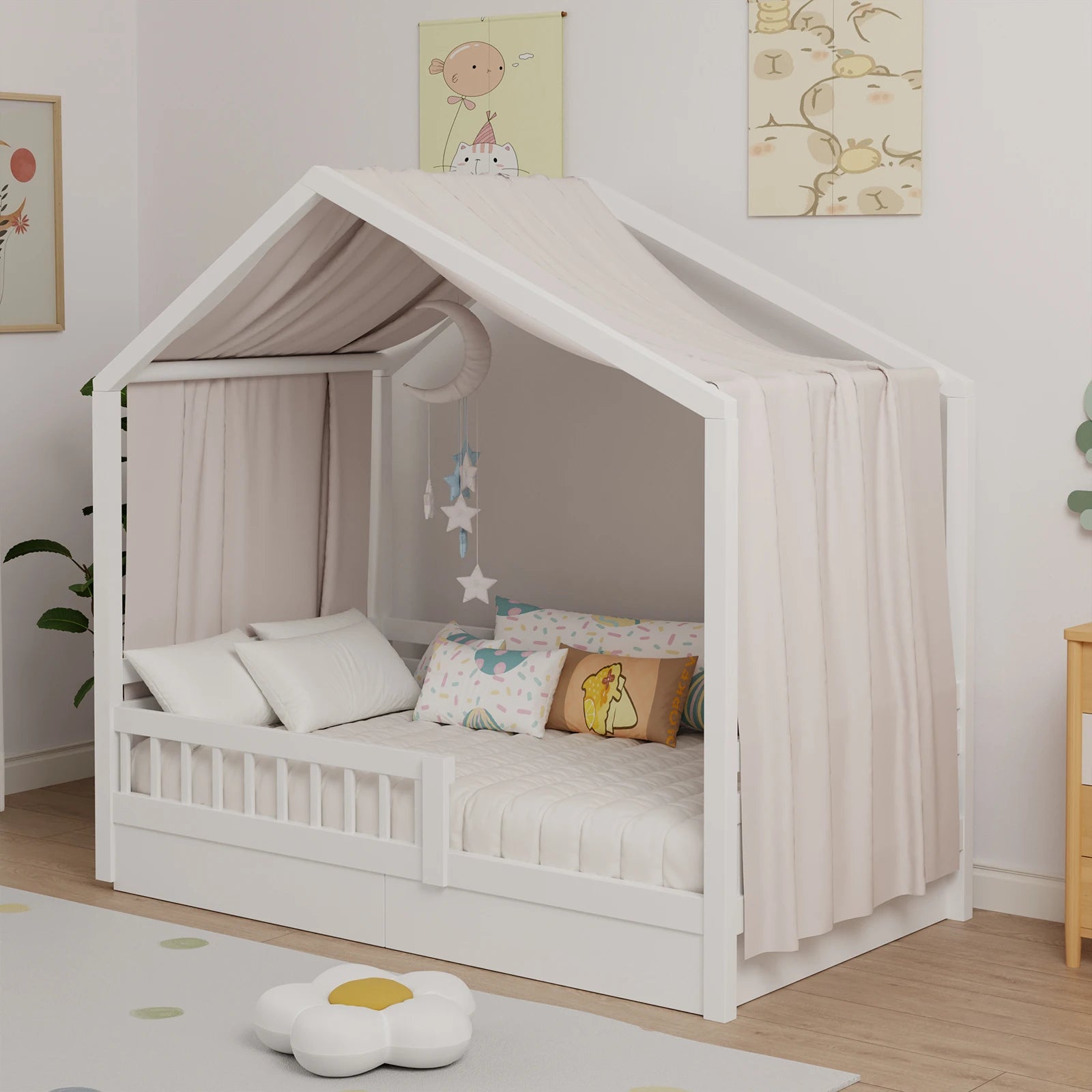 Dosel de Muselina Decorativo para Cama