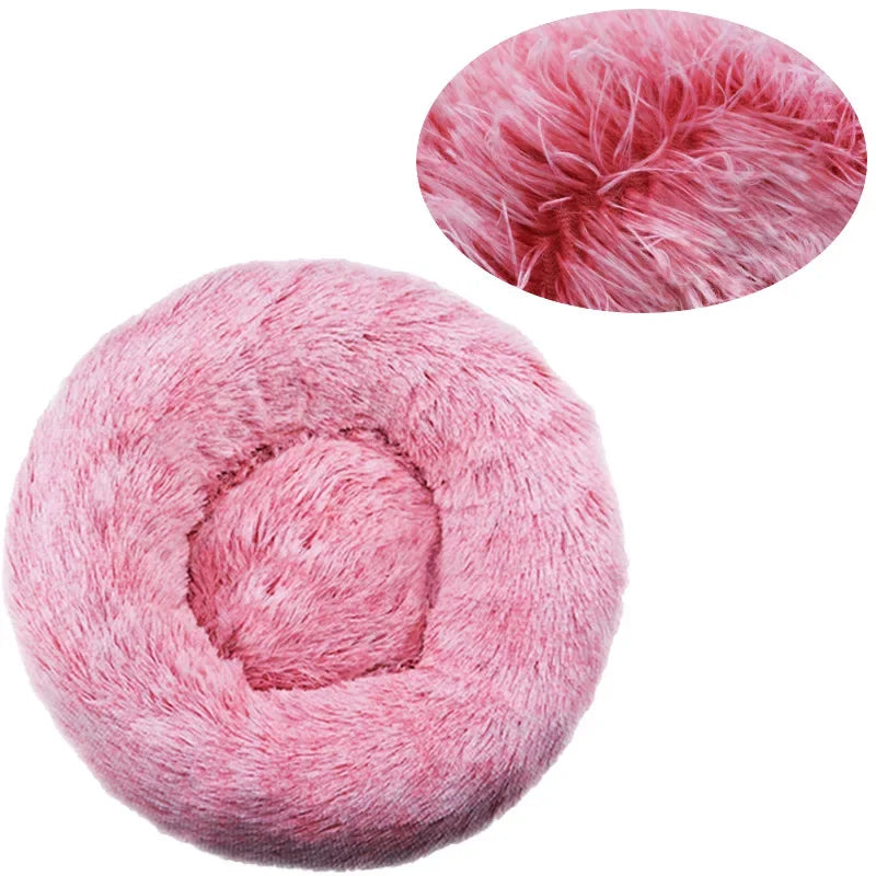 Cama Redonda Nido para Perros y Gatos – Suave y Cálida, 6 Tallas