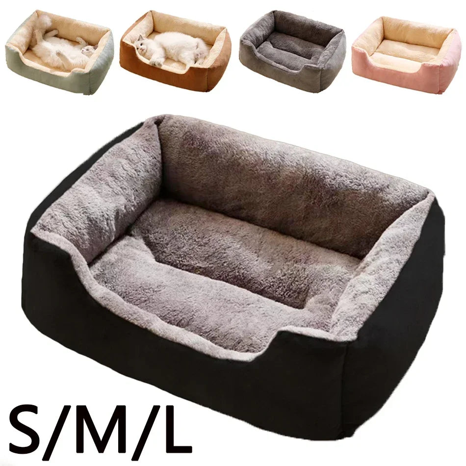 Cesta Nido para Gatos y Cachorros – Cálida y Acogedora