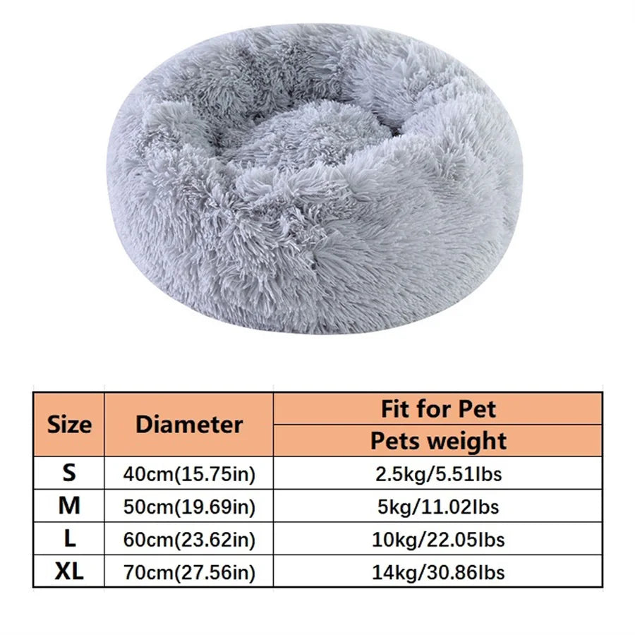 Cama Donut para Mascotas que les Gusta Acurrucarse