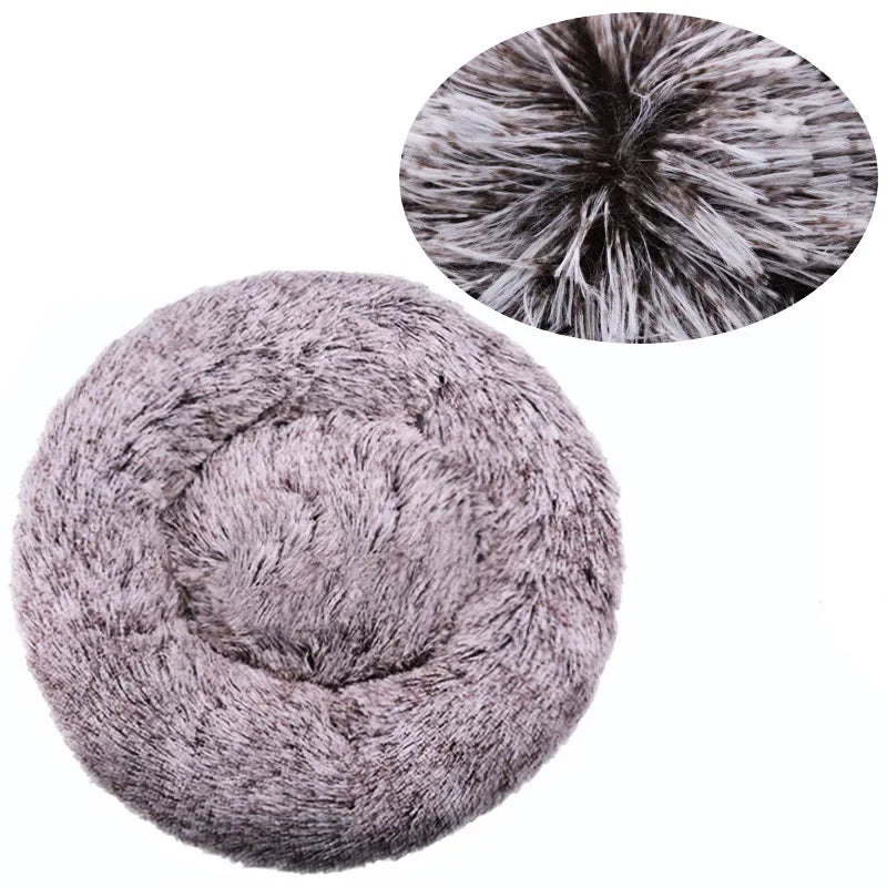 Cama Redonda Nido para Perros y Gatos – Suave y Cálida, 6 Tallas