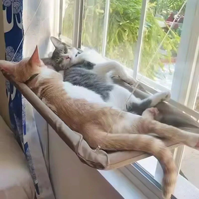 Hamaca Colgante para Gatos con Ventosa de Ventana – Todas las Estaciones