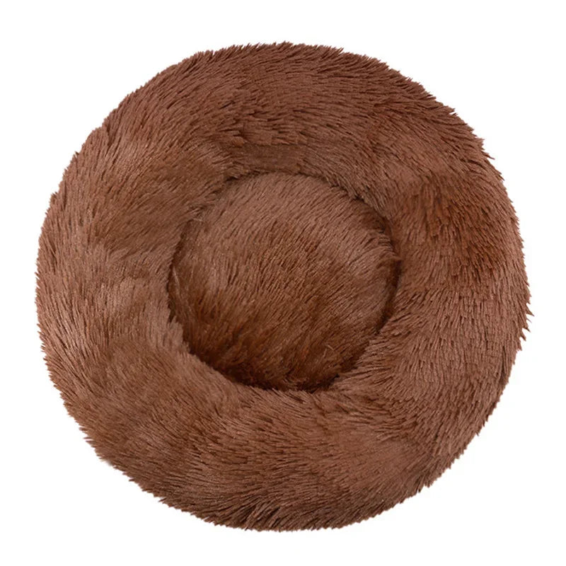 Cama Redonda Nido para Perros y Gatos – Suave y Cálida, 6 Tallas