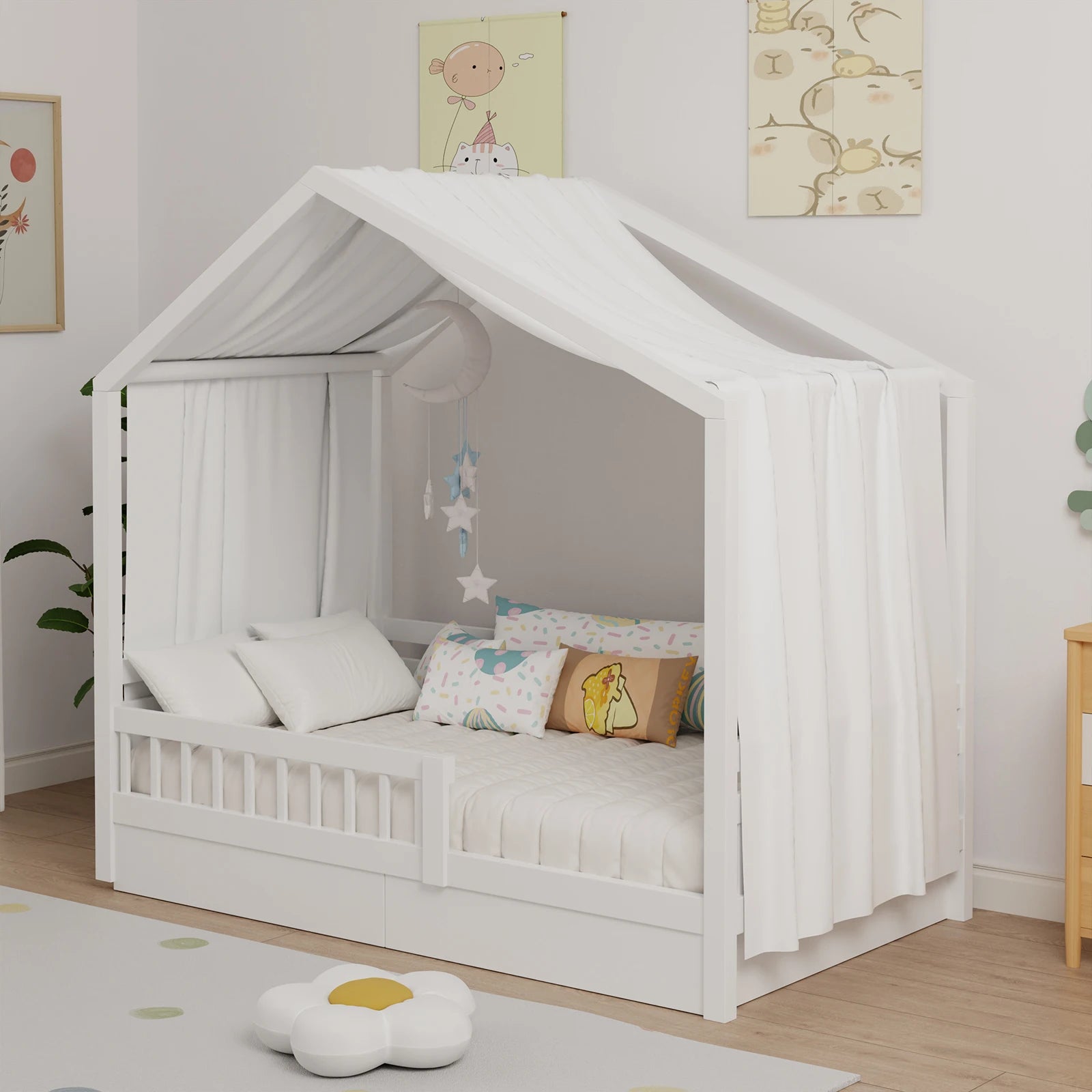 Dosel de Muselina Decorativo para Cama
