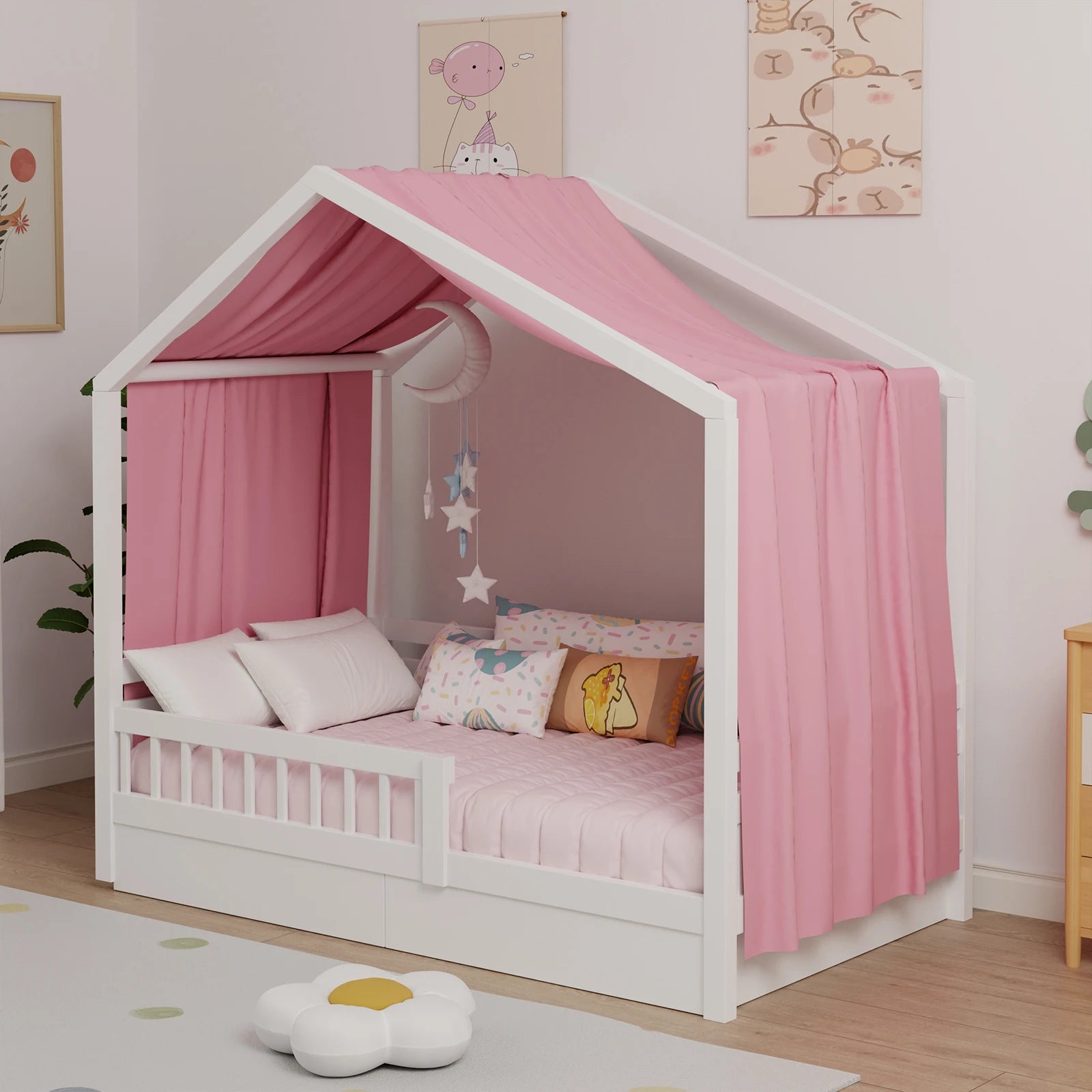 Dosel de Muselina Decorativo para Cama