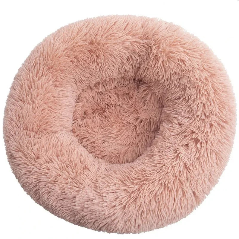 Cama Redonda Nido para Perros y Gatos – Suave y Cálida, 6 Tallas