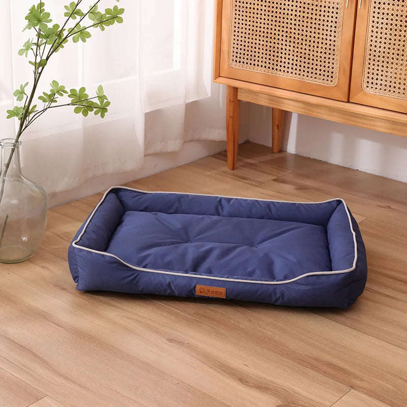 Cama Cuadrada para Perros Grandes – Resistente y Impermeable