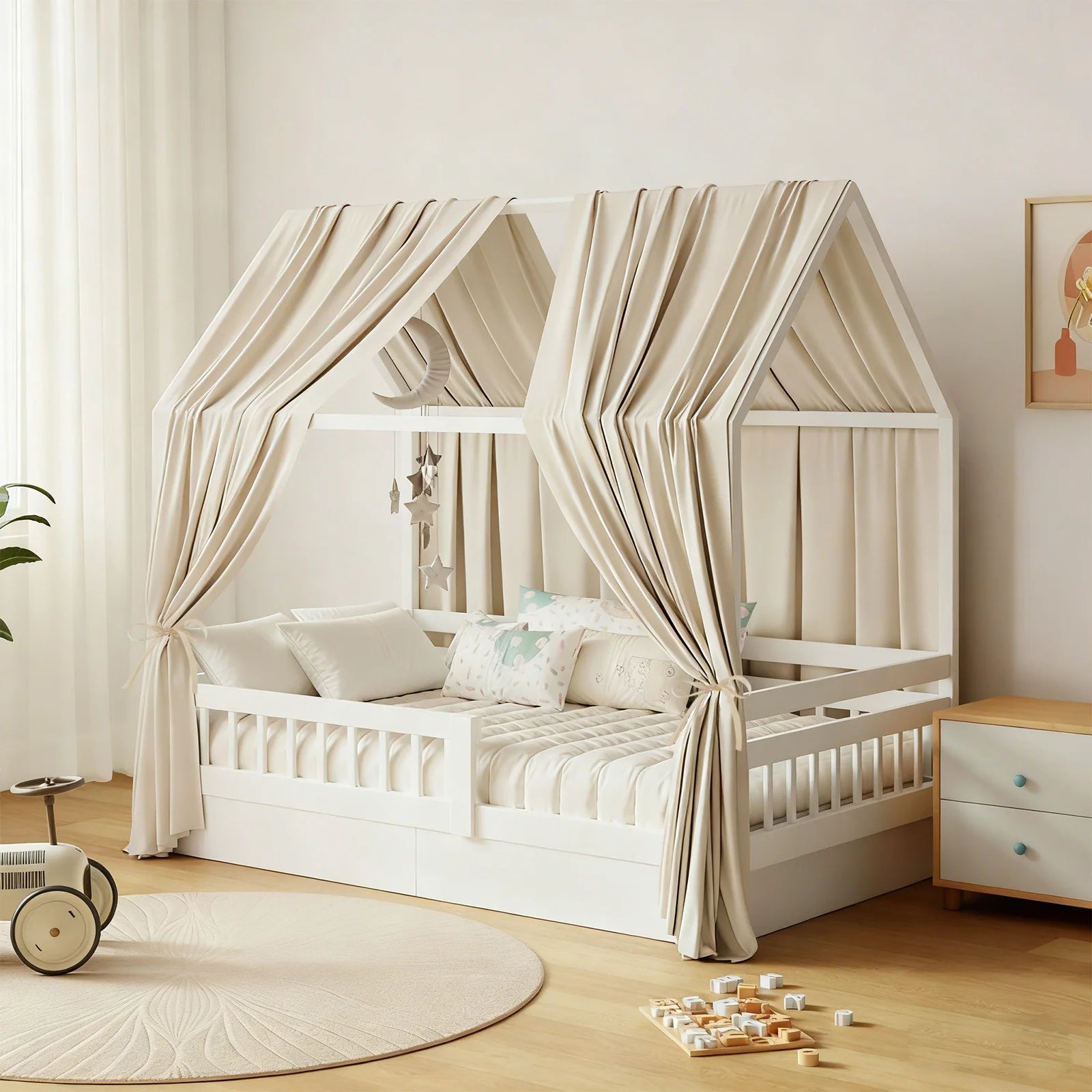 Dosel de Muselina Decorativo para Cama