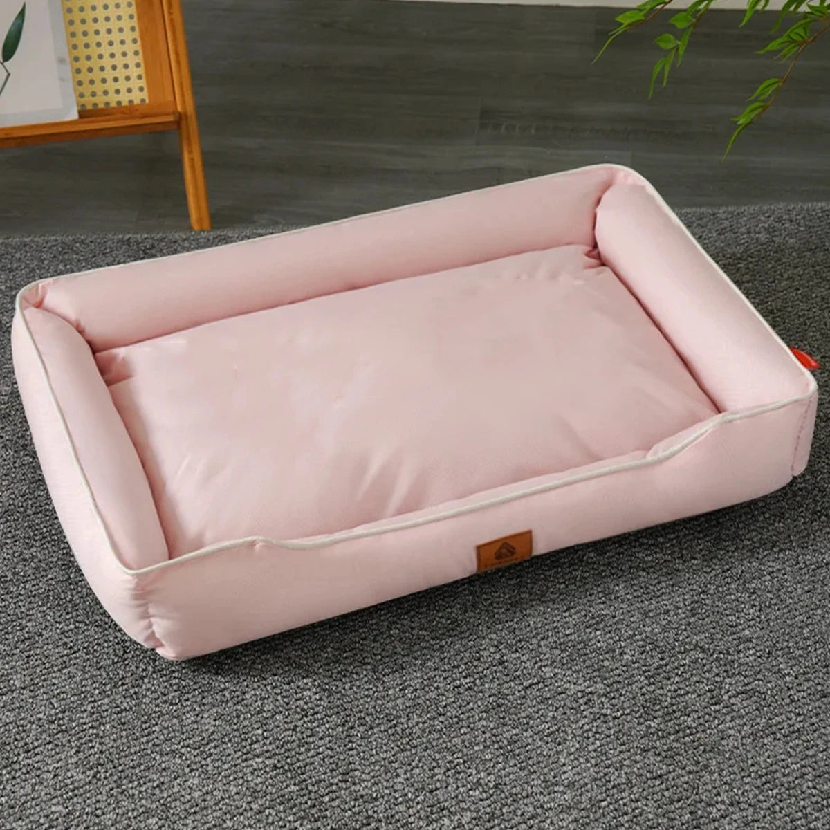 Cama Cuadrada para Perros Grandes – Resistente y Impermeable
