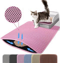 Alfombra Doble Capa para Arena de Gatos – Antideslizante, Impermeable y Lavable