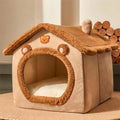 Casa Cueva Plegable para Gatos y Perros Pequeños y Medianos