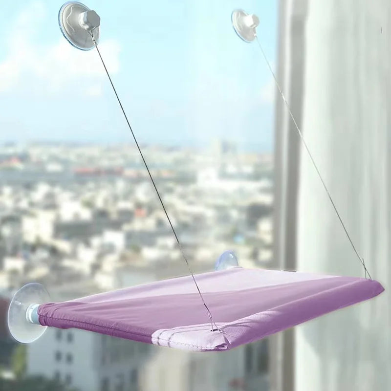 Hamaca Colgante para Gatos con Ventosa de Ventana – Todas las Estaciones