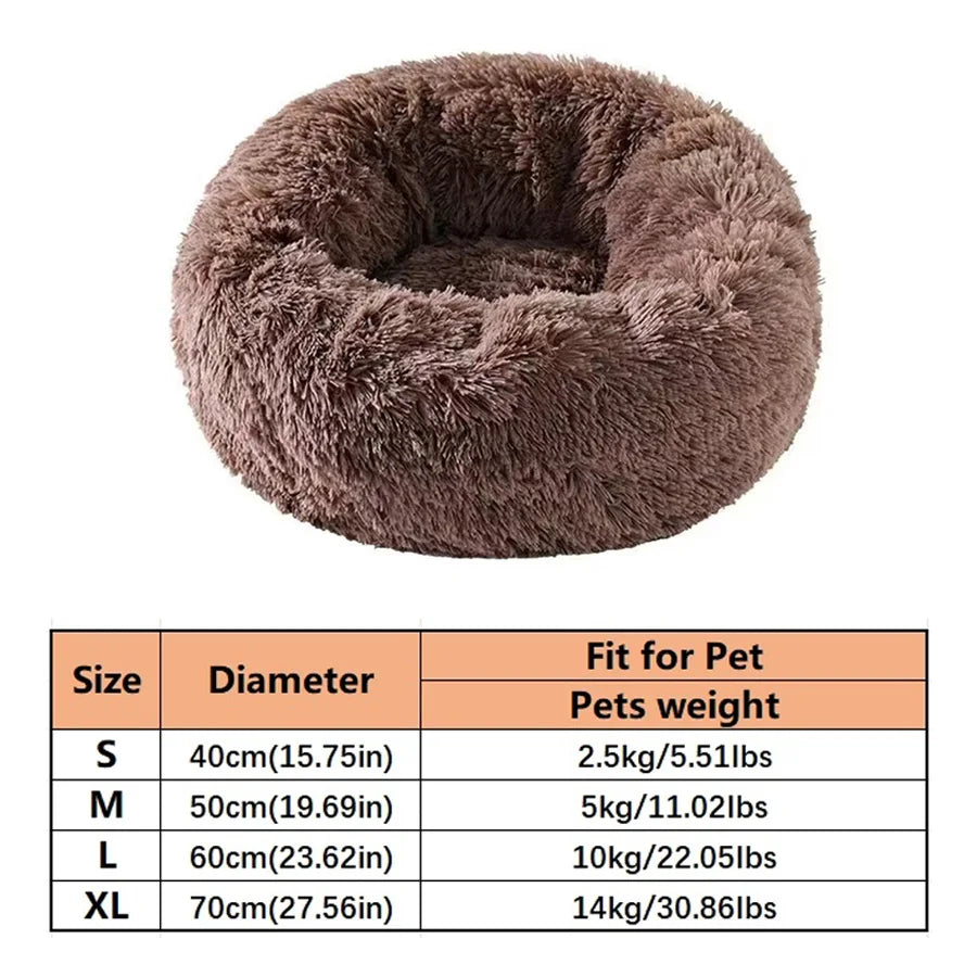 Cama Donut para Mascotas que les Gusta Acurrucarse