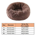Cama Donut para Mascotas que les Gusta Acurrucarse
