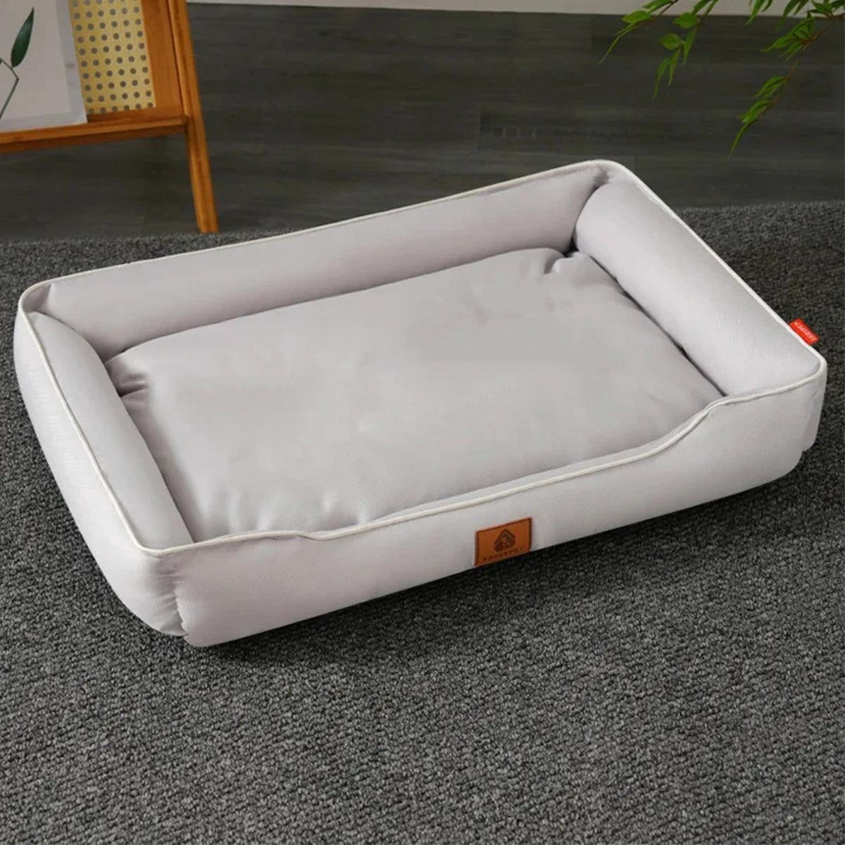Cama Cuadrada para Perros Grandes – Resistente y Impermeable