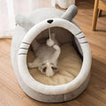 Cama Cueva para Gatos y Perros Pequeños – Lavable y Plegable