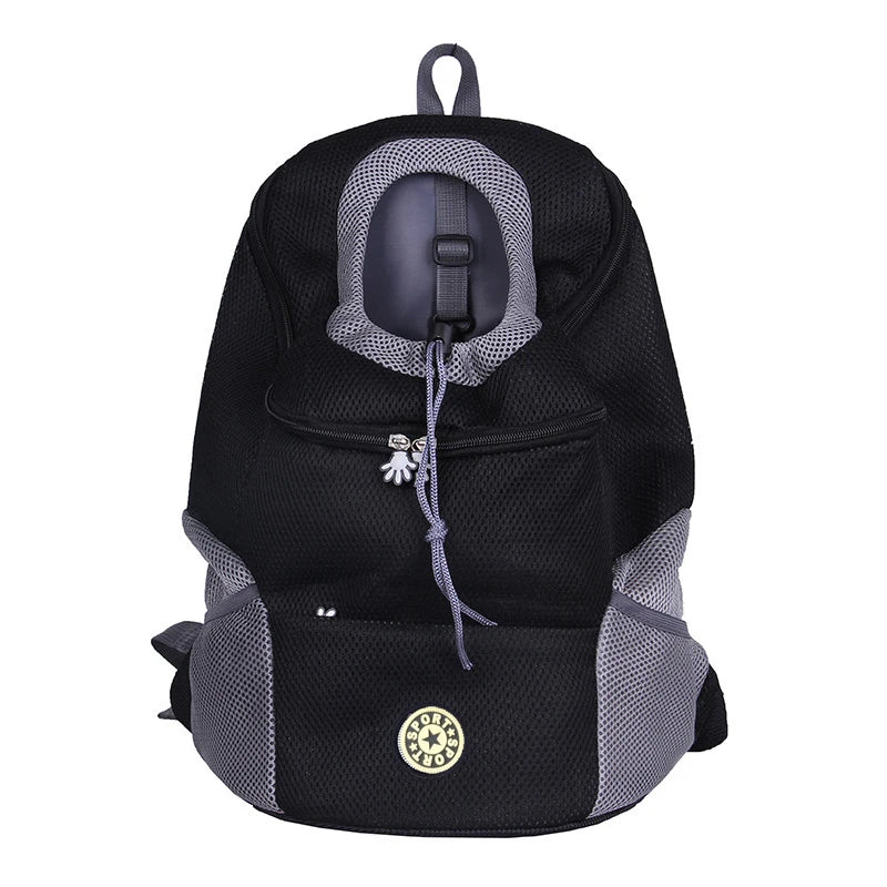 Mochila Transportadora para Perros y Gatos Pequeños – Ventilada y Plegable