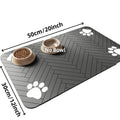 Alfombra Absorbente Antideslizante para Comedero de Mascotas