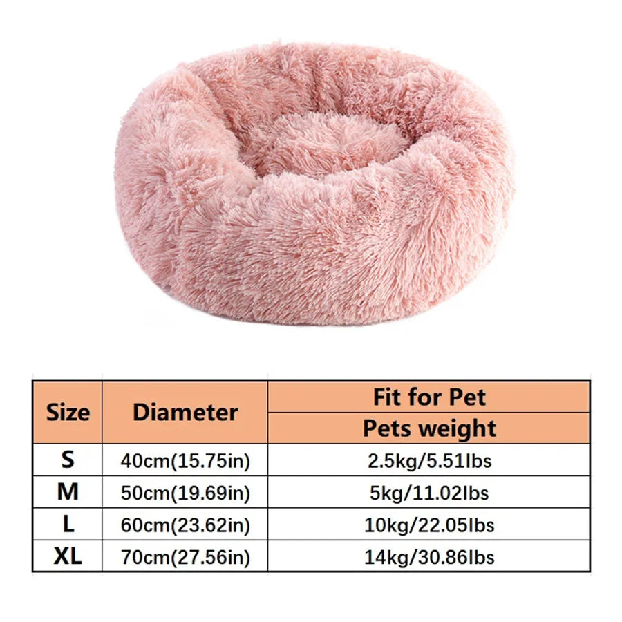 Cama Donut para Mascotas que les Gusta Acurrucarse