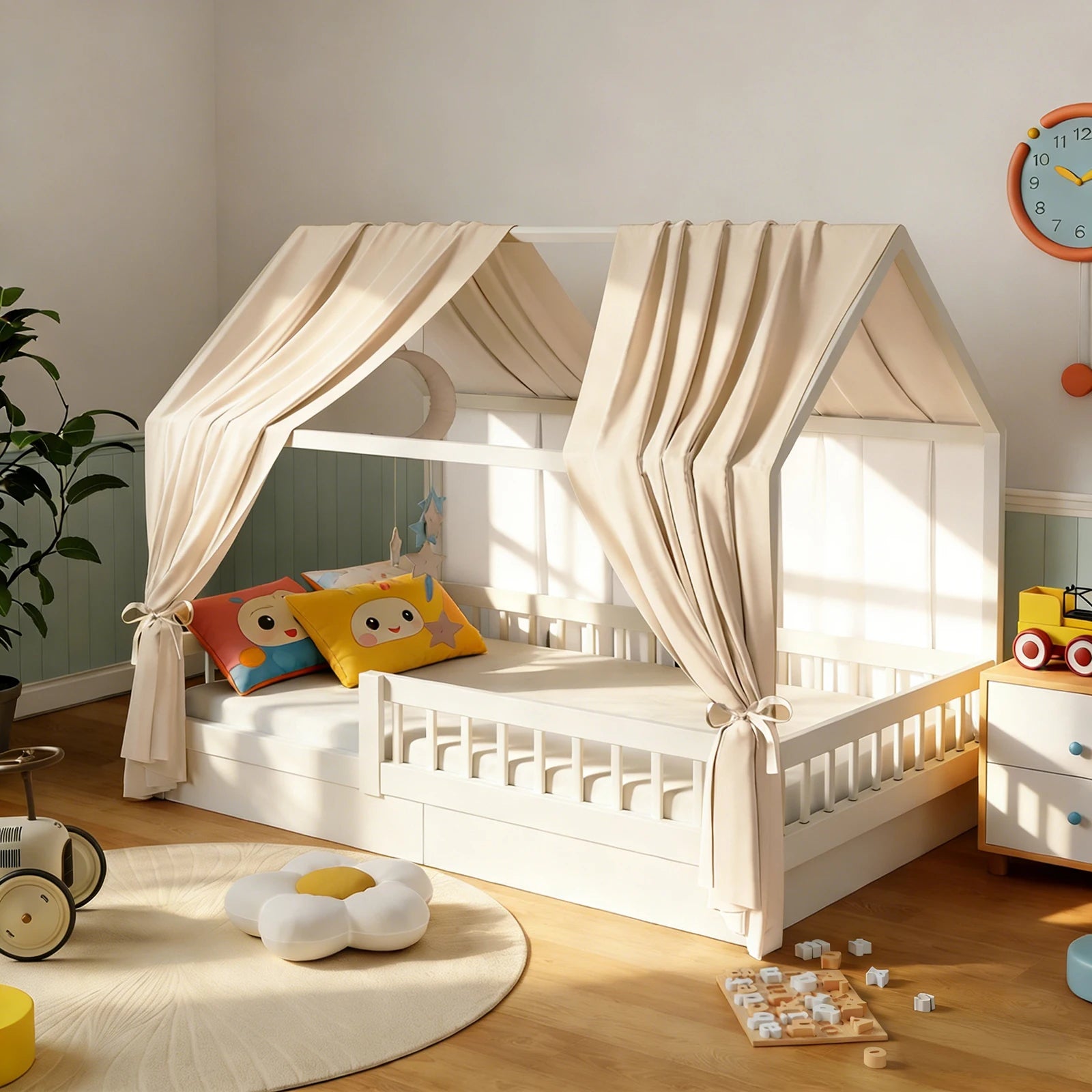 Dosel de Muselina Decorativo para Cama