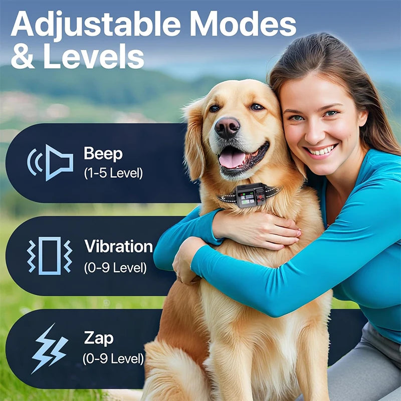 Collar GPS Inalámbrico con Valla Electrónica para Perros