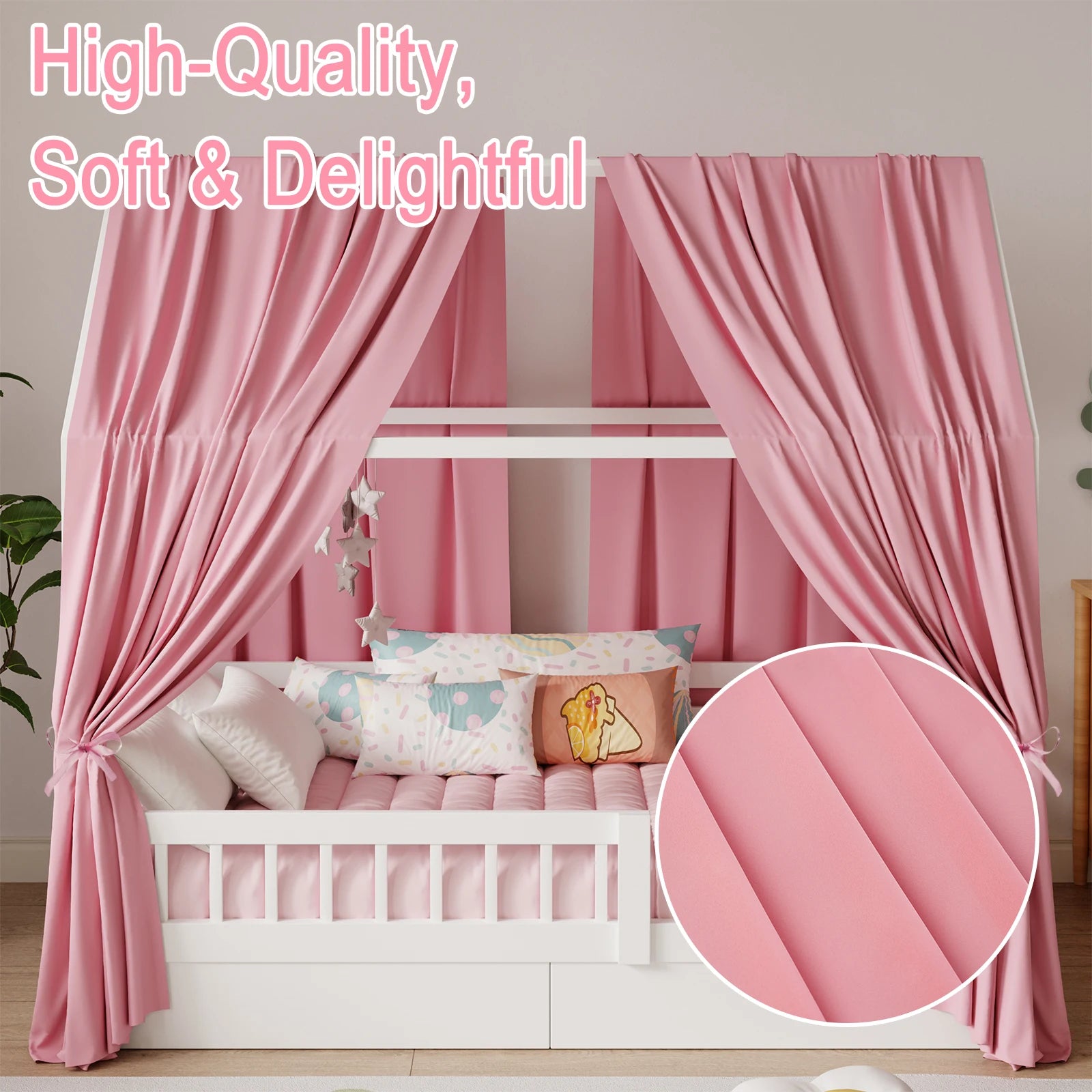 Dosel de Muselina Decorativo para Cama