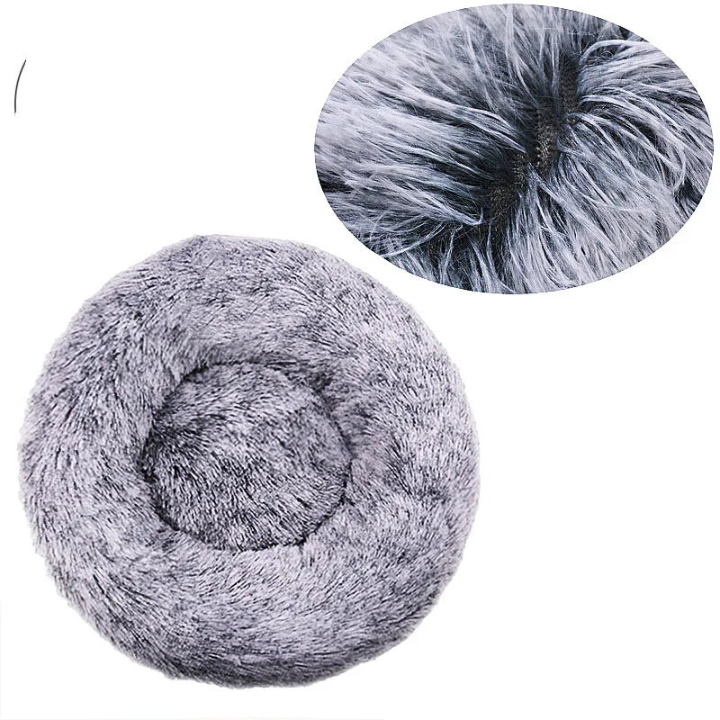 Cama Redonda Nido para Perros y Gatos – Suave y Cálida, 6 Tallas