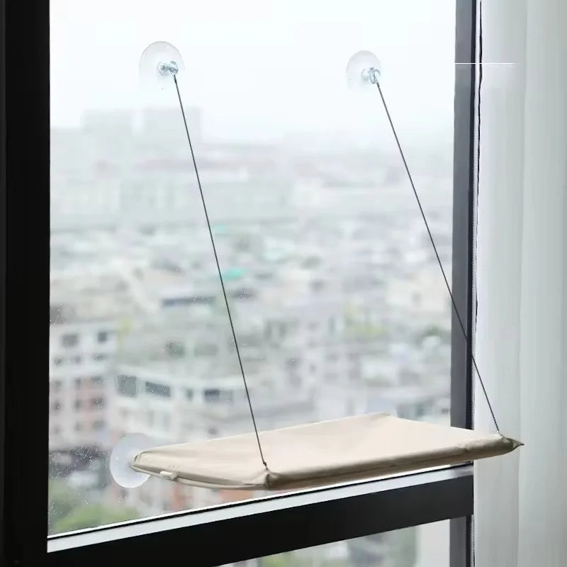 Hamaca Colgante para Gatos con Ventosa de Ventana – Todas las Estaciones