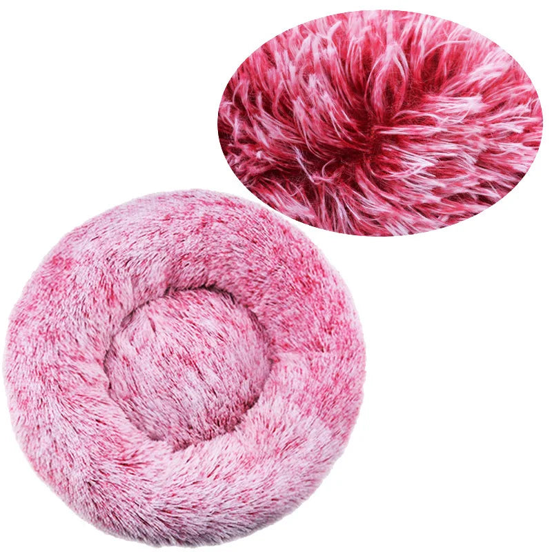 Cama Redonda Nido para Perros y Gatos – Suave y Cálida, 6 Tallas