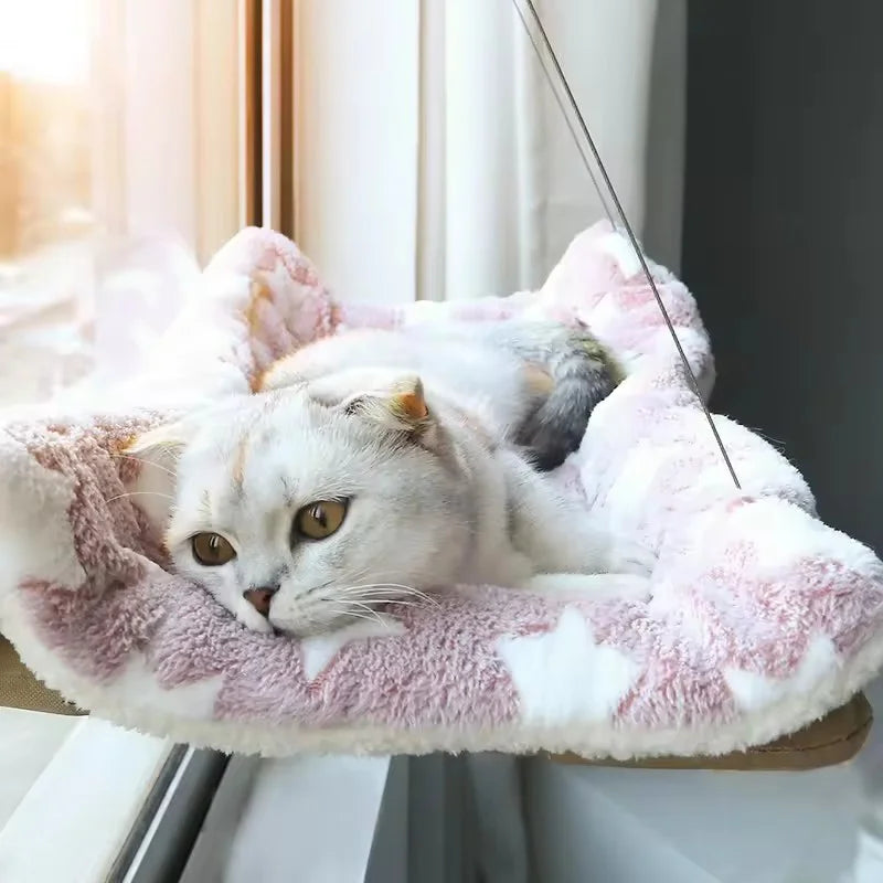 Hamaca Colgante para Gatos con Ventosa de Ventana – Todas las Estaciones