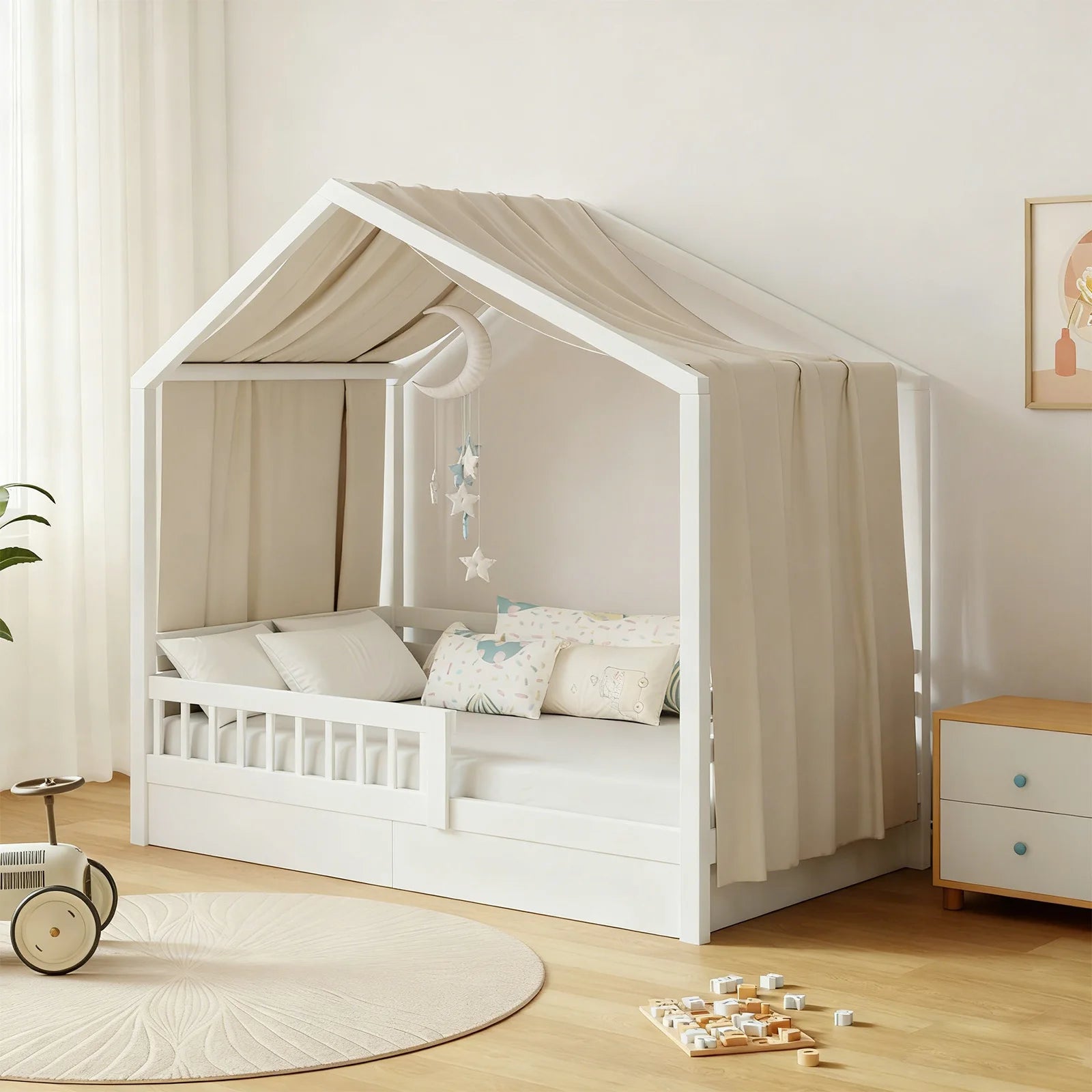 Dosel de Muselina Decorativo para Cama